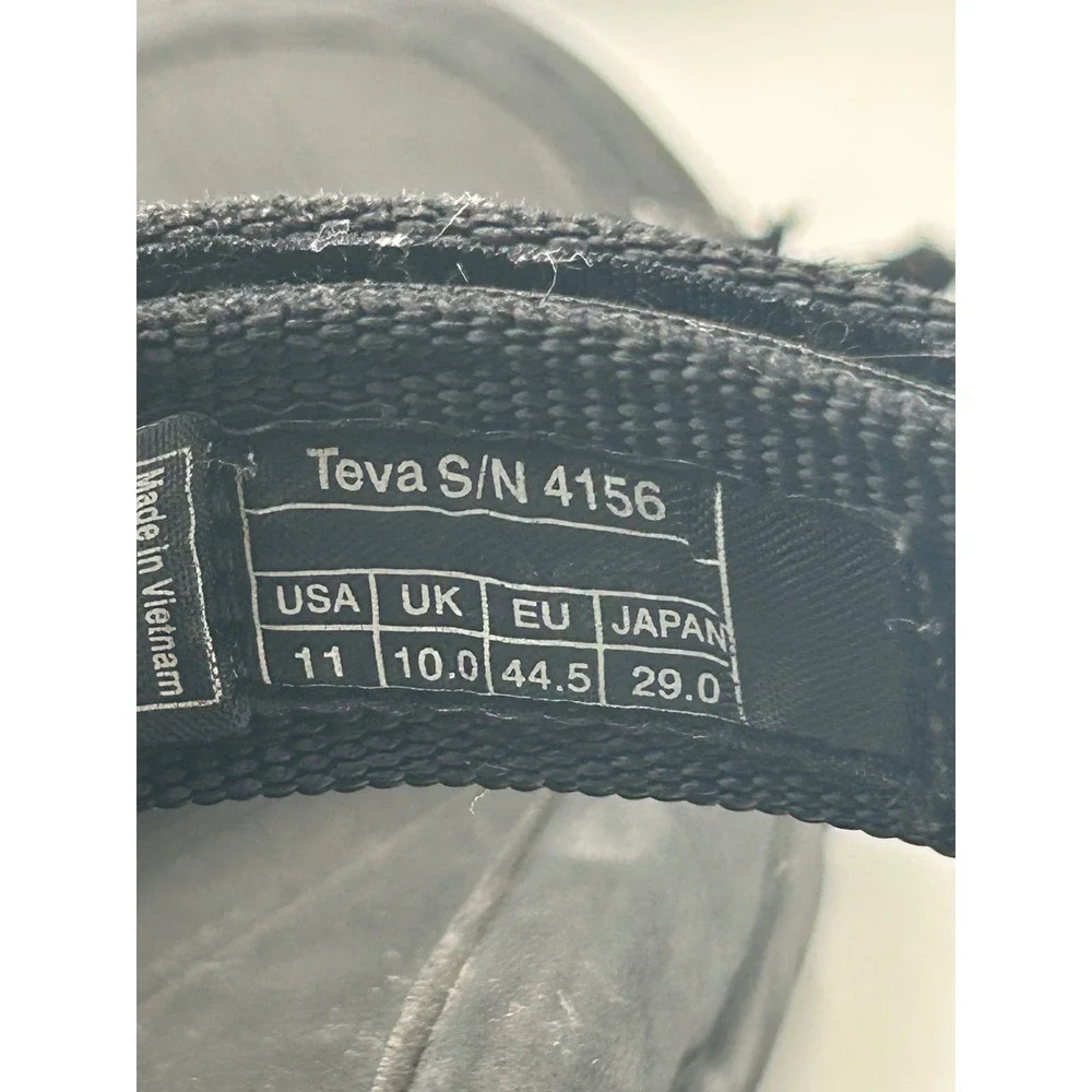 Teva Hurricane XLT2 Mens Sandals Black Sport Hiking Strappy 4156 Size 11